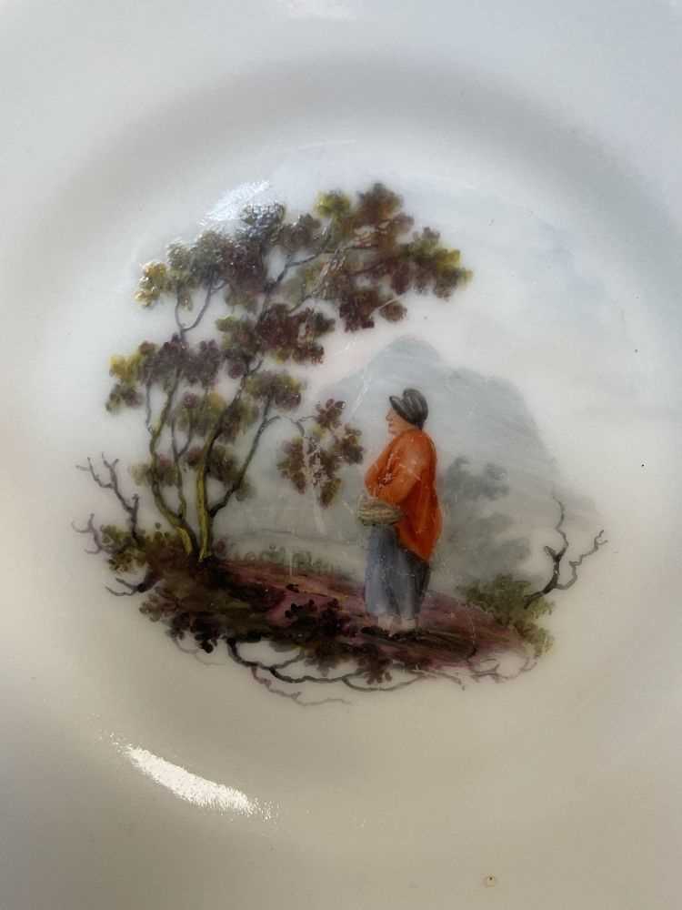 SWANSEA GLASSY PASTE PORCELAIN CUP & SAUCER, circa 1815, decorated by William Billingsley, the cup - Image 5 of 20