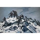 ‡ SIR KYFFIN WILLIAMS RA limited edition (14/250) print - entitled 'The Gathering (Farmers on Glyder