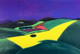 ‡ STAN ROSENTHAL limited edition (94/250) print - entitled 'Storm Over the Preselli Hills',