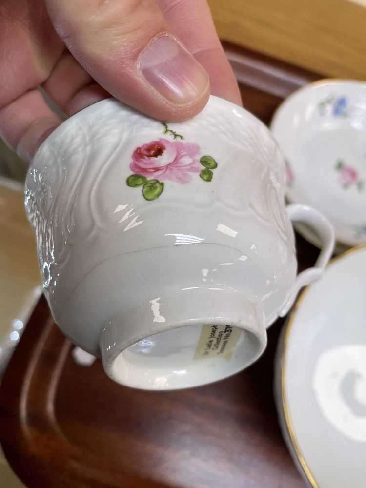 SWANSEA PORCELAIN PART TEA-SET circa 1815-1820, comprising teapot with stand and cover, sucrier - Image 2 of 17