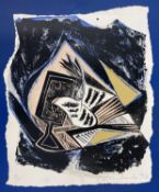 ‡ CERI RICHARDS CBE limited edition (32/150) coloured lithograph - entitled 'Piano', signed and