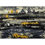 ‡ JOHN PIPER limited edition (35/75) lithograph - ‘Beach in Brittany’Dimensions: 46 x 63cms