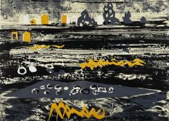 ‡ JOHN PIPER limited edition (35/75) lithograph - ‘Beach in Brittany’Dimensions: 46 x 63cms