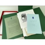 GWASG GREGYNOG, 2005 - Miscellanea, 1 of 75 copies of the green edition, a portfolio of c.35