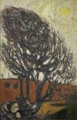 ‡ GWILYM PRICHARD early oil on board - tree in sunlight, signed 'Pritchard' with a letter 't' as per
