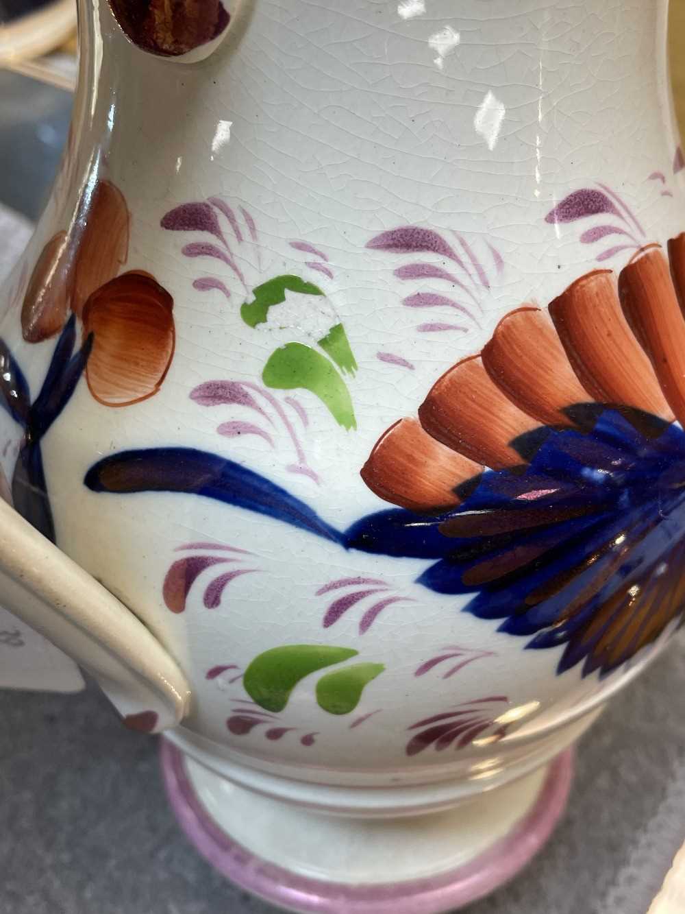 TWO RARE GAUDY WELSH POTTERY NAMED MUGS & GAUDY WELSH COFFEE POT, mid to late 19th Century, named - Image 20 of 22