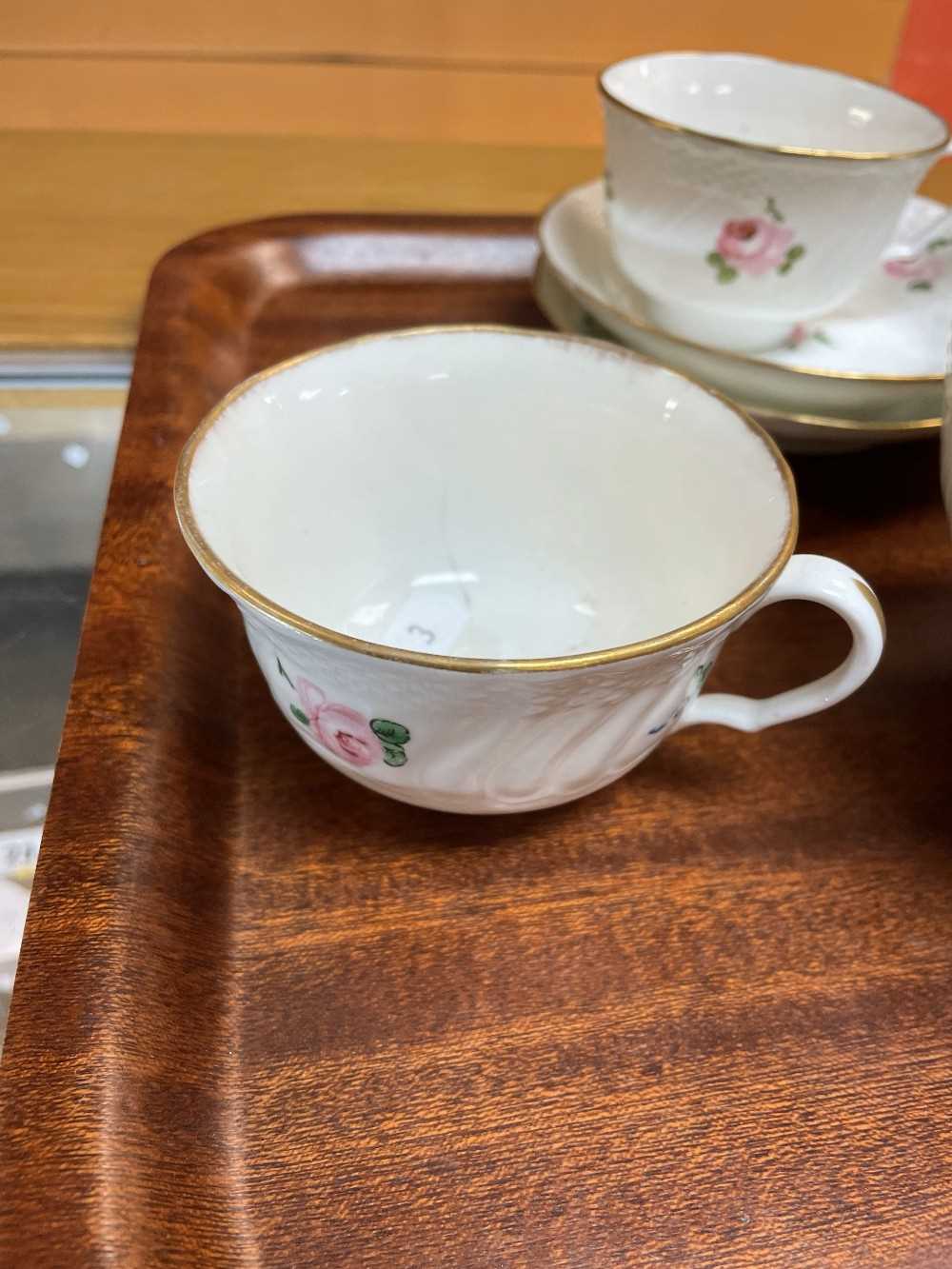 SWANSEA PORCELAIN PART TEA-SET circa 1815-1820, comprising teapot with stand and cover, sucrier - Image 9 of 17