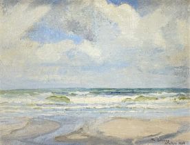 ADRIAN STOKES oil on board – seascape, signed and dated 1922Dimensions: 20 x 26cmsProvenance: