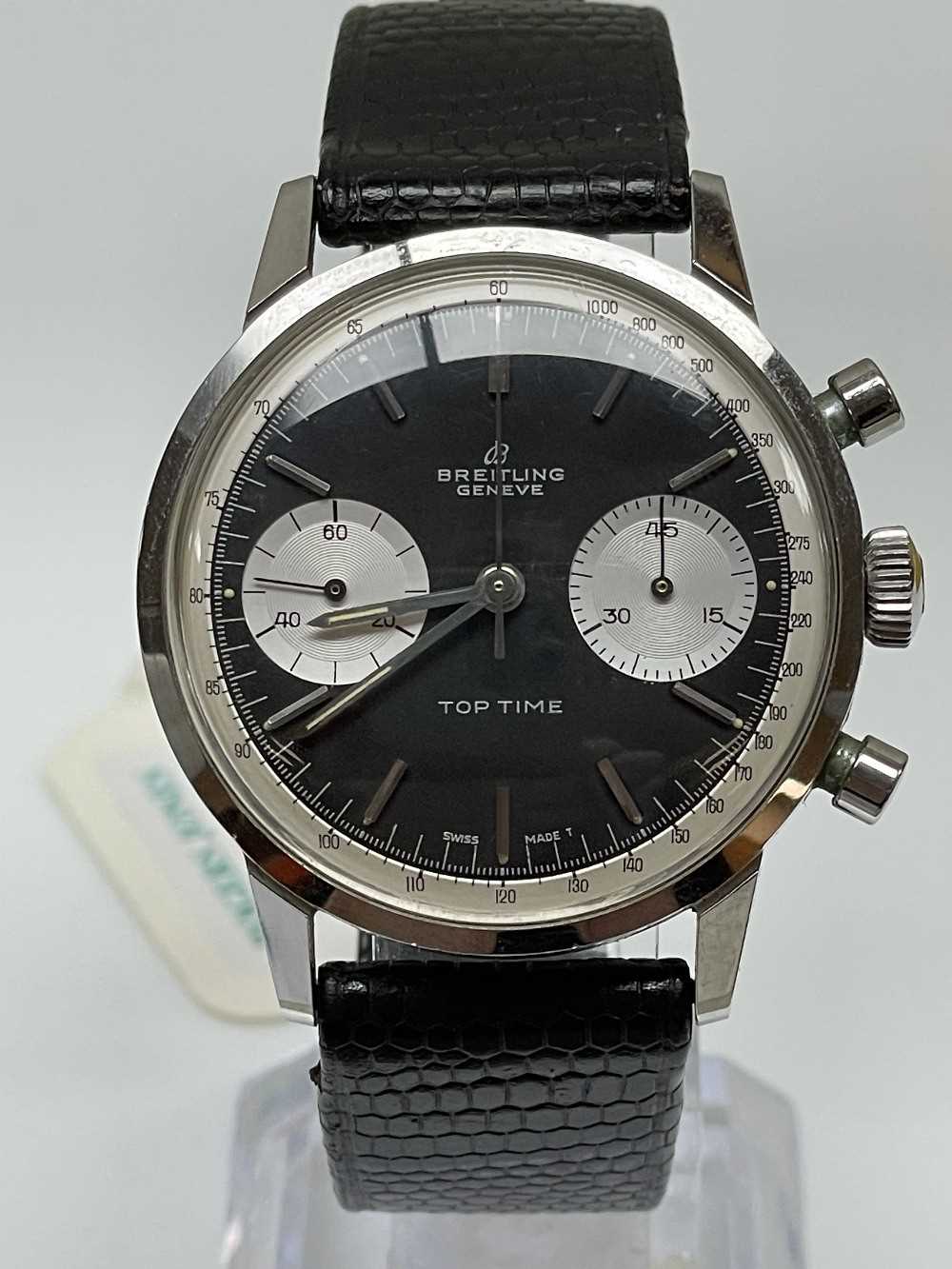 BREITLING TOP TIME 'THUNDERBALL' CHRONOGRAPH WRISTWATCH, ref. 2002, stainless steel, circa 1965, - Image 2 of 11