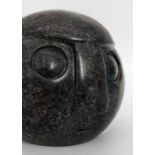 EDWARD CHIWAWA carved hardstone - 'Moonface', signed 'E. Chiwawa'Dimensions: 10cms highProvenance: