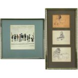 ‡ LAURENCE STEPHEN LOWRY RBA RA limited edition colour print - 'Group of Children', signed in pencil