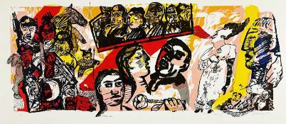 WILLIAM KENTRIDGE, ROBERT HODGINS & DEBORAH BELL limited edition (4/25) screenprint – 'Aida Etc’,