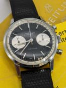 BREITLING TOP TIME 'THUNDERBALL' CHRONOGRAPH WRISTWATCH, ref. 2002, stainless steel, circa 1965,