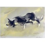 ‡ WILLIAM SELWYN (Welsh b. 1933) limited edition (191/500) colour print - Sheepdog, signed and