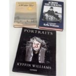 SIR KYFFIN WILLIAMS RA 3 x hardback books by the Artist - 'Across the Straits' (first edition), 'A