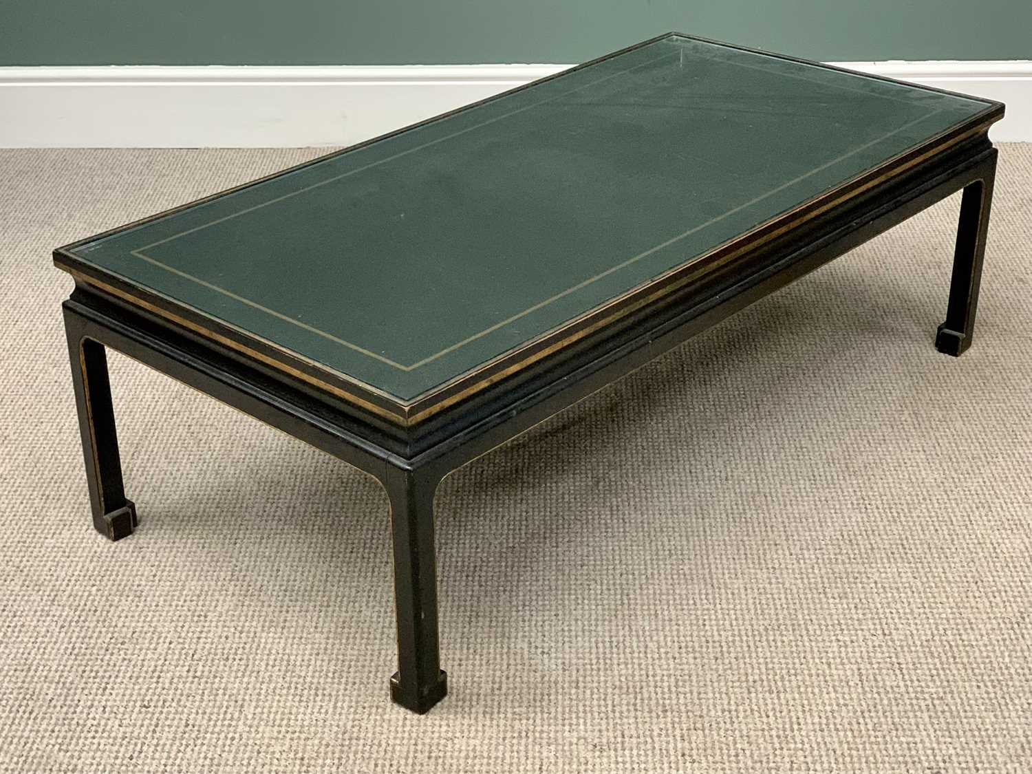 FURNITURE ASSORTMENT - to include ebonized Long John coffee table, 40cms H, 122cms W, 61cms D, - Image 4 of 5