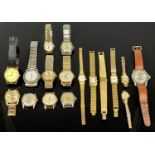 VINTAGE & LATER LADY'S & GENT'S WRISTWATCHES - 8 and 9 respectively, the lady's appear all as gold