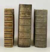 ANTIQUARIAN BOOKS - Three vintage Bibles - 'Brown's Self-Interpretating Family Bible' by the Late