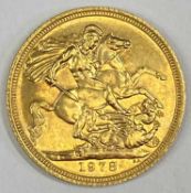 1978 QUEEN ELIZABETH II GOLD FULL SOVEREIGN