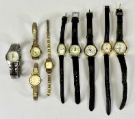 LADY'S WRISTWATCHES (9) - by Rotary, Sekonda, Oris and others