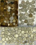 GEORGE III & LATER MAINLY BRITISH COINAGE - to include 24.5ozt of pre-1947 half silver coins,