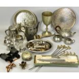 EPNS, BEATEN PEWTER, OTHER METALWARE & COLLECTABLES GROUP - lot includes a W & Co hand beaten