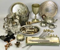 EPNS, BEATEN PEWTER, OTHER METALWARE & COLLECTABLES GROUP - lot includes a W & Co hand beaten