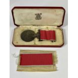 KING GEORGE V BRITISH EMPIRE MEDAL - awarded to Edward R Jones, with spare ribbon, in original Royal