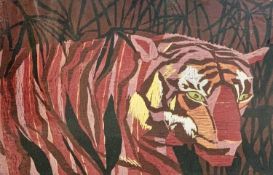 SARAH PITMAN (April ’85) limited edition colour print (2/6) – tiger, titled ‘Asian Treasure’,