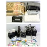 SONY WALKMAN PROFESSIONAL in black case, a Sony stereo cassette recorder in black case, a Ferguson