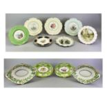 ENGLISH PORCELAIN PLATES & DISHES, 19th century and later, a collection Royal Crown Derby oval