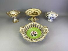 ENGLISH PORCELAIN COLLECTION - 19th century Copeland and Garrett Late Spode's Felspar porcelain