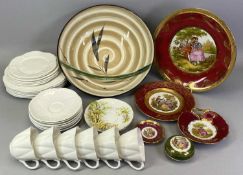 SHELLEY - 'Daffodil Time' and Dainty White teaware, 20 plus pieces, a quantity of Limoges cabinet