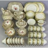 ATTRACTIVE VICTORIAN TEA SERVICE, 27 pieces and an Anchor China Bridgwood tea service, 40 pieces,