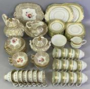 ATTRACTIVE VICTORIAN TEA SERVICE, 27 pieces and an Anchor China Bridgwood tea service, 40 pieces,