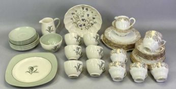 COPELAND SPODE OLYMPUS PATTERN TEA SERVICE, 21 pieces, Roslyn china tea service, 27 pieces and a