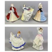 ROYAL DOULTON FIGURINES (2) signed by Michael Doulton 12th July 1989 - 'Pamela' HN3223 and '