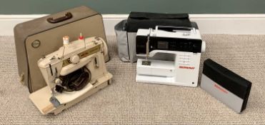 SEWING MACHINES (2) - Bernina B380 model and a vintage Singer 411G