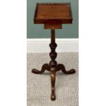 ARTHUR BRETT & SONS, NORWICH LTD EDITION REPRODUCTION MAHOGANY KETTLE STAND - with slide-out cup