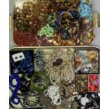 GOOD QUALITY BEADWORK NECKLACES & OTHER JEWELLERY BY TRIFARI & OTHER MAKERS - Venetian type,