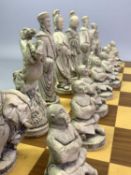 GAMES - Chess, Draughts and Mahjong - six complete Chess sets and two boards and three incomplete,