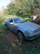 MERCEDES SLK REG BVU 1Y - approx 30,000 miles. Keys present, currently a non-runner, last MOT expiry