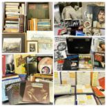 VARIOUS BOOKS, LP RECORDS, singles, posters, ephemera ETC