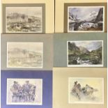 WILLIAM SELWYN limited edition colour prints (6) - (59/150) - Snowdonia, (133/850) - Caernarfon