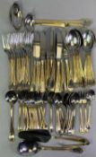 EDELSTAHL ROSTFREI SOLINGEN GERMANY STAINLESS STEEL & GOLD PLATED CUTLERY SET - 70 pieces to