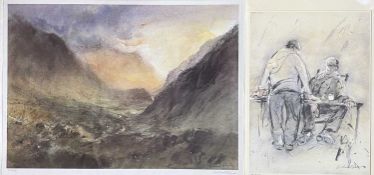 WILLIAM SELWYN (Born 1933) limited edition colour prints (2) - (219/500) - Snowdonia, and (89/500) -