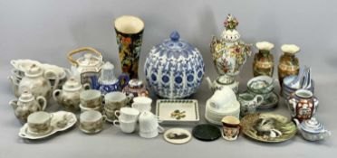 MIXED CERAMICS - to include Japanese eggshell part tea service, a set of eight Wedgwood candle light