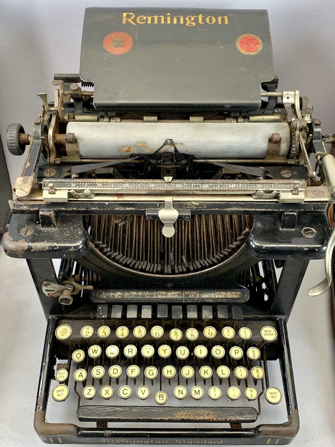 VINTAGE REMINGTON STANDARD TYPEWRITER, a vintage Imperial 'The Good Companion' portable typewriter - Image 4 of 6