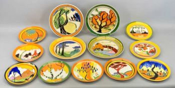 WEDGWOOD LIMITED EDITION PLATES (13) - Bizarre by Clarice Cliff 'The Best Loved Landscapes' x 4,