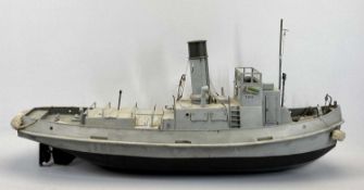 SCALE MODEL T.I.D. CLASS TUG - Naval Service 1943 - 1946, with grey and black funnel, grey and black